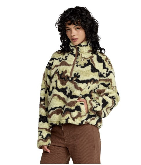 RVCA Womens Jacket Ezra Polar Pullover