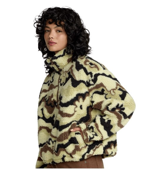 RVCA Womens Jacket Ezra Polar Pullover