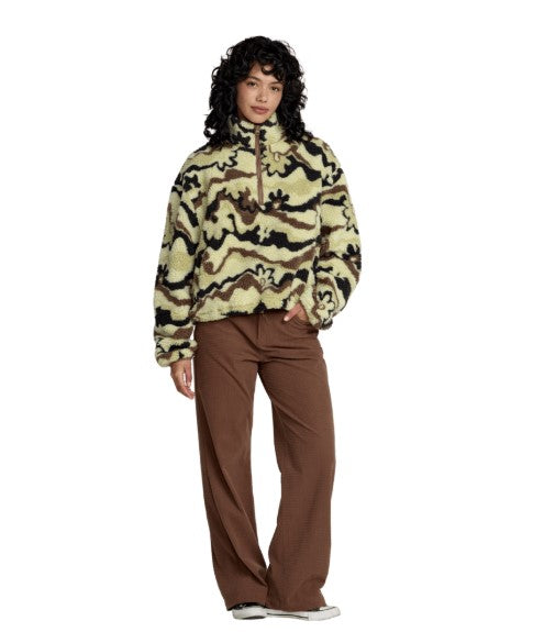 RVCA Womens Jacket Ezra Polar Pullover