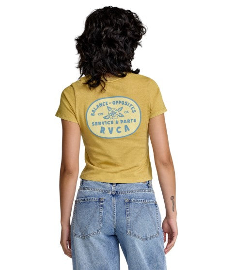 RVCA Womens Shirt 411 Tee