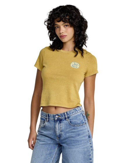 RVCA Womens Shirt 411 Tee