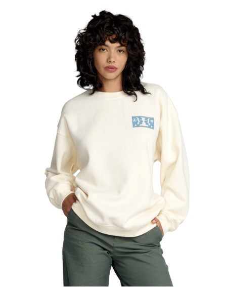 RVCA Womens Sweatshirt Baggie BF Crew