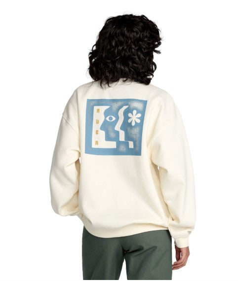 RVCA Womens Sweatshirt Baggie BF Crew