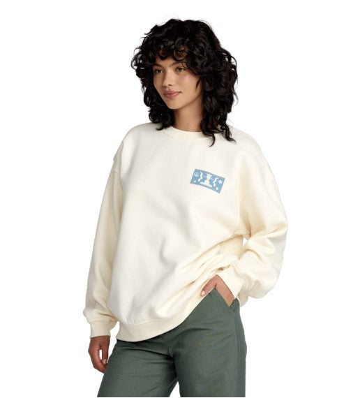 RVCA Womens Sweatshirt Baggie BF Crew