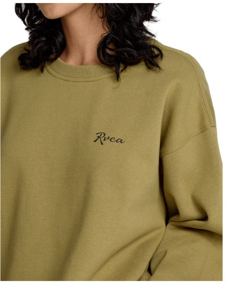 RVCA Womens Sweatshirt Baggie BF Crew