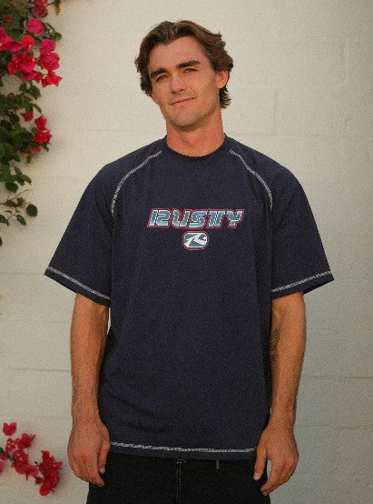 Rusty Mens Shirt Guido Raglan
