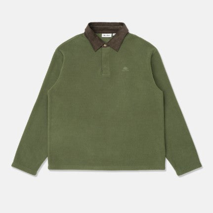 Rhythm Mens Sweatshirt Awake Polar Fleece Polo