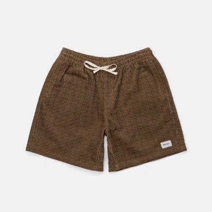 Rhythm Mens Shorts Cord Check Jam