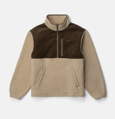 Rhythm Mens Sweatshirt Dune Half Zip Pullover