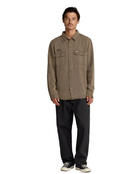 RVCA Mens Shirt Mel G Moon Flower
