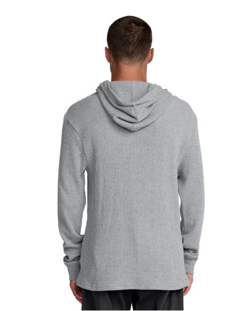 RVCA Mens Shirt Dayshift Thermal Hooded Henley