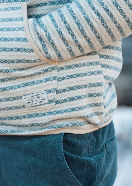 Jetty Mens Sweatshirt Quintin Fleece Hoodie