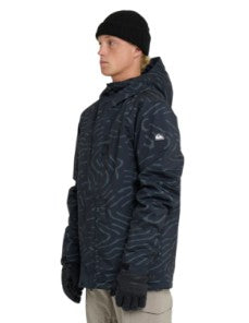 Quiksilver Mens Snow Jacket Mission Printed
