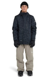 Quiksilver Mens Snow Jacket Mission Printed