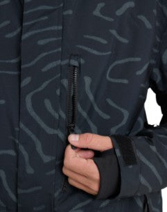 Quiksilver Mens Snow Jacket Mission Printed