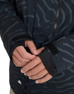 Quiksilver Mens Snow Jacket Mission Printed