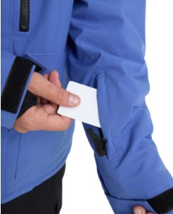 Quiksilver Mens Snow Jacket Mission Solid