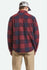 Brixton Mens Shirt Bowery Arctic Stretch Fleece
