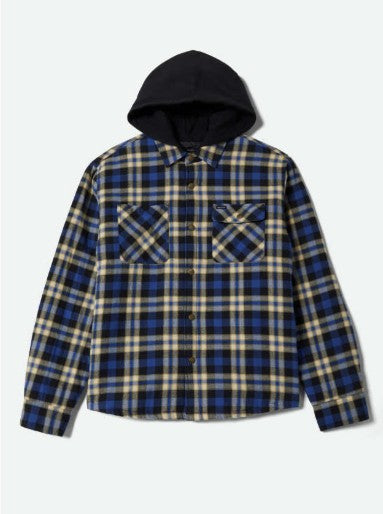 Brixton Mens Jacket Bowery Quilted Hooded