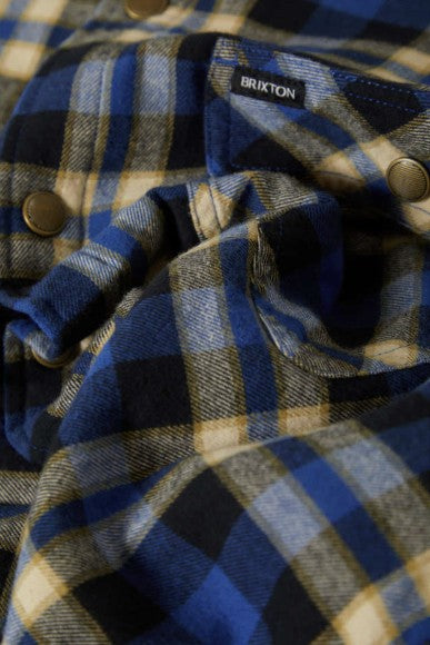 Brixton Mens Jacket Bowery Quilted Hooded