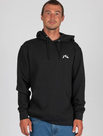 Rusty Mens Sweatshirt Baseline Fleece Hood