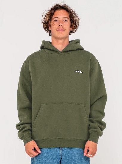 Rusty Mens Sweatshirt Registered Hooded Pull Over