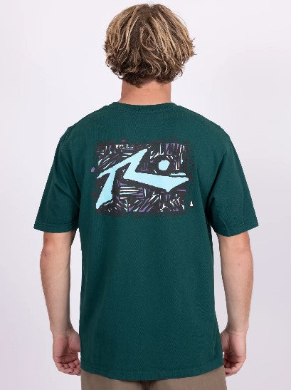 Rusty Mens Shirt Zig Zag