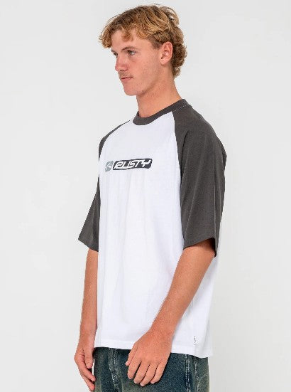 Rusty Mens Shirt Bubble Raglan