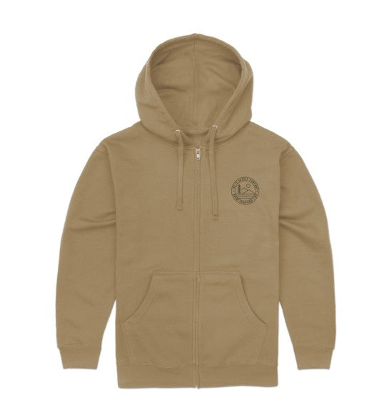 Jetty Mens Sweatshirt Emblem Zip Hoodie