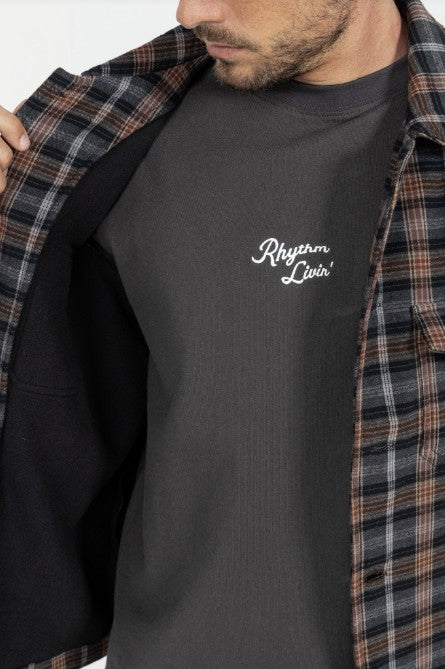 Rhythm Mens Shirt Polar Bond ls Flannel