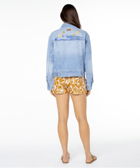 Roxy Womens Jacket Big Wave Embroidery