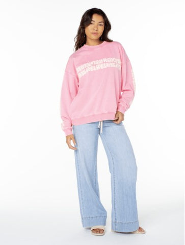 Roxy Womens Sweatshirt Lineup Oversized Crew