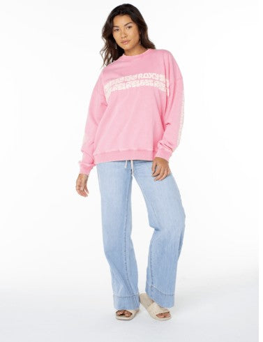 Roxy Womens Sweatshirt Lineup Oversized Crew
