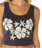 Roxy Womens Tank Top Plumerias & Hibiscus