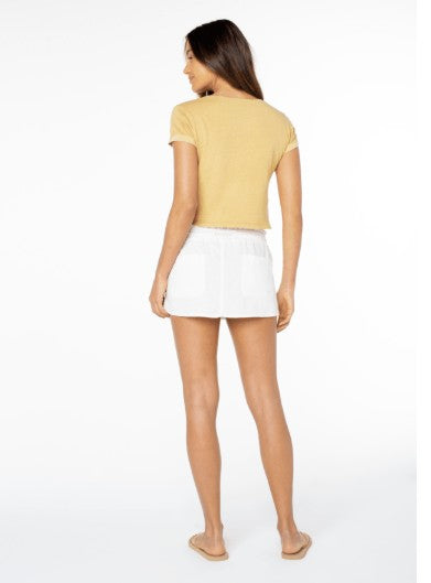 Roxy Womens Shirt Plumerias & Hibiscus