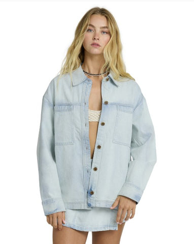 Billabong Womens Shirt Jade Saltwashed