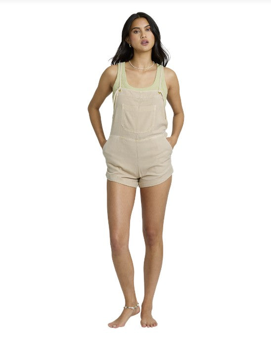 Billabong Womens Romper Wild Pursuit Overall Solid