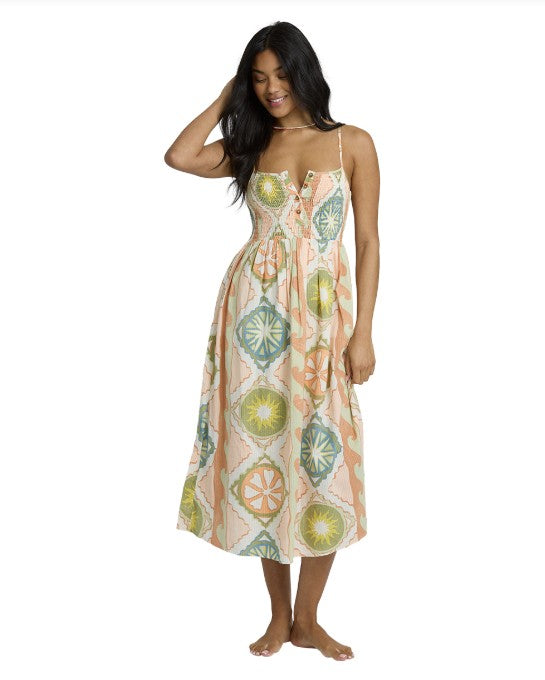 Billabong Womens Dress Fever Dream Midi
