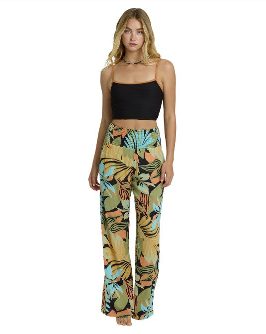 Billabong Womens Pants New Waves 2 Elastic Waist