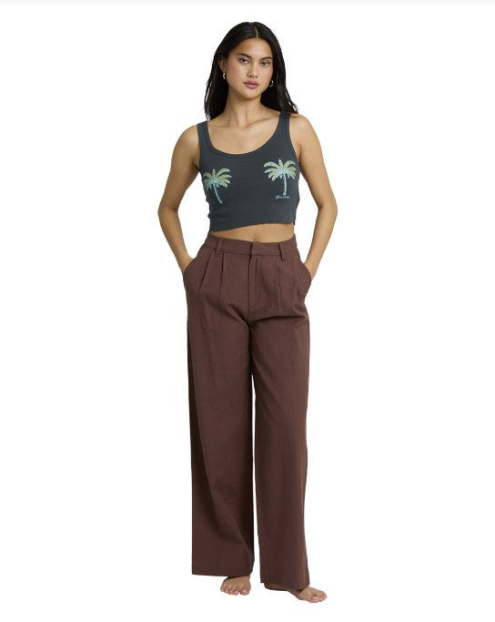 Billabong Womens Tank Top Vacation Soil