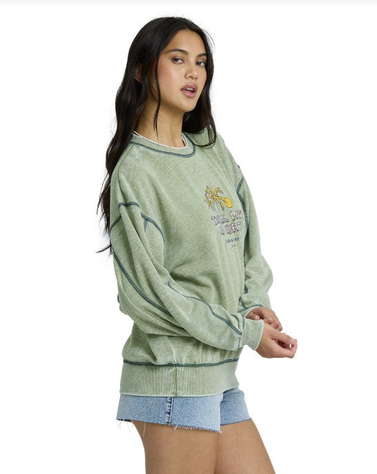 Billabong Womens Sweatshirt All The Days Kendal Crew