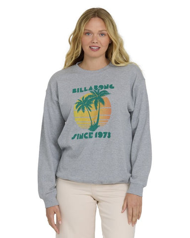 Billabong Womens Sweatshirt My Fave Beach Crew