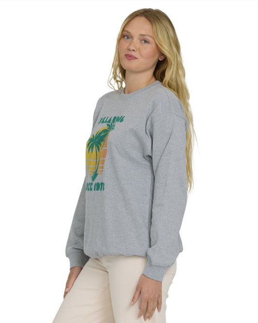 Billabong Womens Sweatshirt My Fave Beach Crew