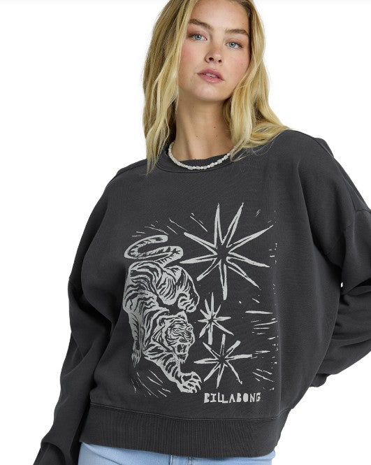 Billabong Womens Sweatshirt Echo Crewneck