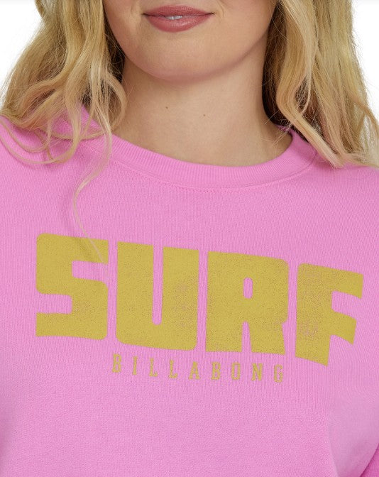 Billabong Womens Sweatshirt Keep On Surfin Crew