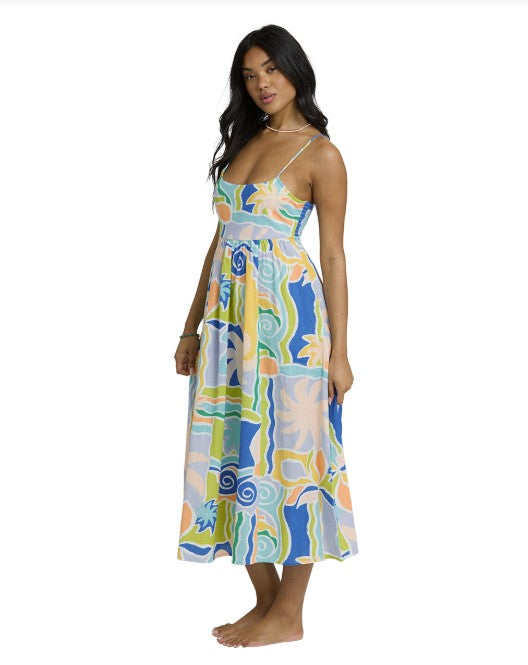 Billabong Womens Dress Island Life Midi