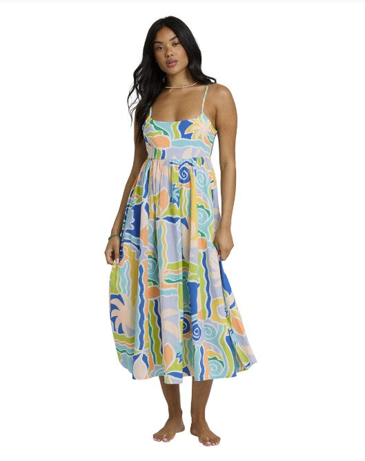 Billabong Womens Dress Island Life Midi