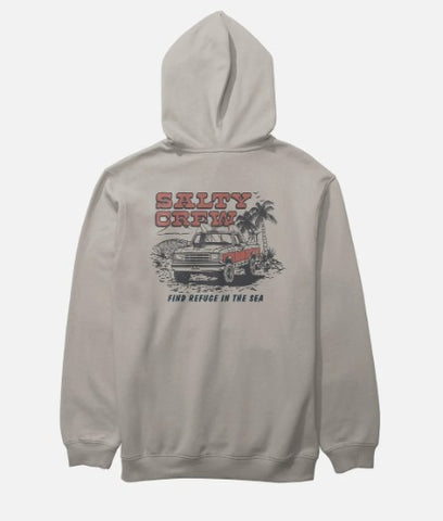 Salty Crew Mens Sweatshirt Truck Stop Fleece Hoodie