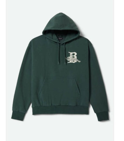 Brixton Mens Sweatshirt Predator Relaxed Hoodie