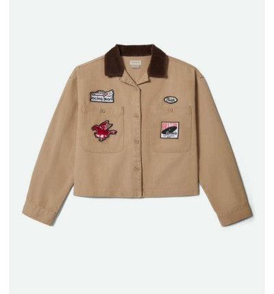 Brixton Womens Jacket Utopia Patchwork Overshirt